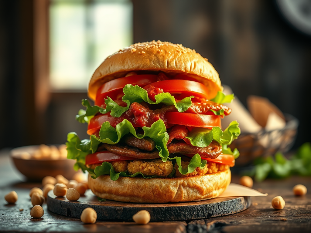 Burger di Ceci 2 Burger di Ceci 1